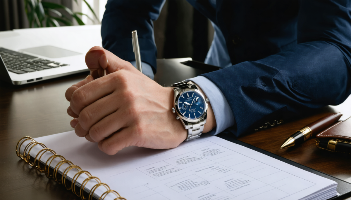 découvrez comment une montre de luxe peut valoriser votre image professionnelle en alliant élégance, prestige et confiance.