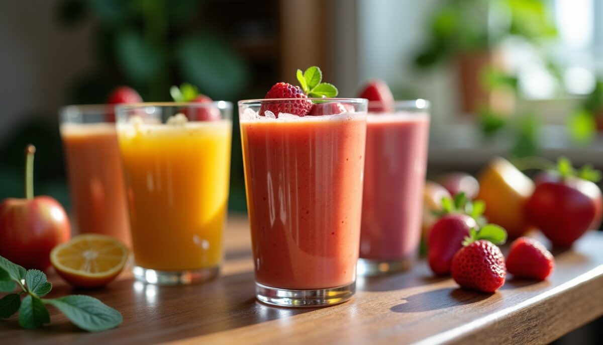 Smoothies énergisants : recettes incontournables pour un petit déjeuner plein de vitalité